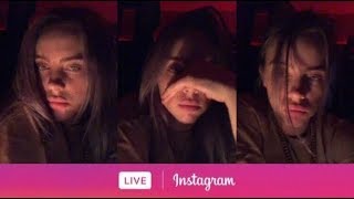 Billie Eilish via Instagram Live July 4 2018 [upl. by Mahalia26]