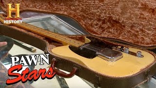 Pawn Stars 1952 Fender Telecaster Guitar  History [upl. by Hsak410]