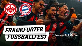 Eintracht im Torrausch gegen Bayern I Drüber gebabbelt  Spieltagsanalyse aus dem Deutsche Bank Park [upl. by Tebasile242]