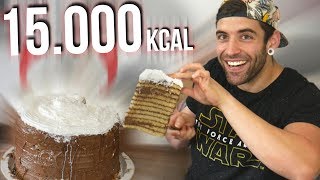 CREAMOS UNA TARTA DE 15000 KCAL GORDURA EXTREMA [upl. by Allehcram645]