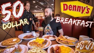 The Dennys 50 Dollar Breakfast Challenge  The Chronicles of Beard Ep66 [upl. by Nnyltak]