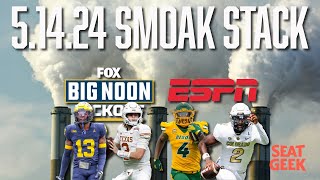 The Smoak Stack Headlines of the Day  Fox Big Noon  ESPN  Pac12  Big 12 [upl. by Aleel]