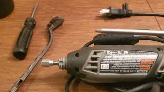 How to fix a dremel 4000 rotary tool We replaced the brushes but found catastrophic failure [upl. by Ynoep]