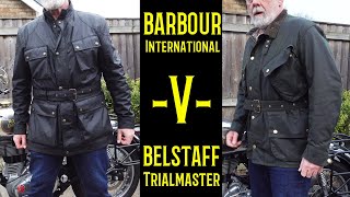 Classic BARBOUR International amp BELSTAFF Trialmaster Bike jackets comparison which is the BEST [upl. by Kahl795]