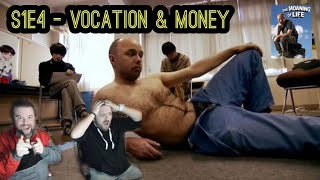 Americans React To quotThe Moaning Of Life  S1E4  Vocation And Moneyquot [upl. by Adnilec]