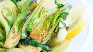 Easy Sauteed Bok Choy Recipe [upl. by Anaehs]