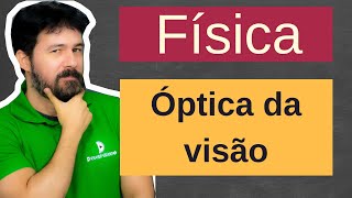 Física  Aula 185  Óptica da visão [upl. by Alaekim]