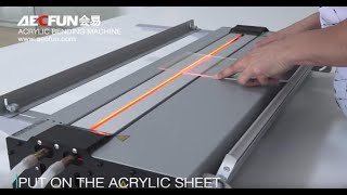 Manual Acrylic Bending Machine for PP Plexiglass Plastic sheet organic glass [upl. by Anelas]