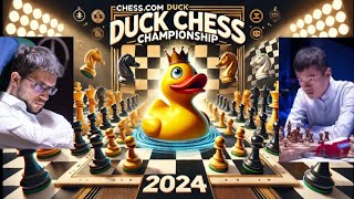 Maxime VachierLagrave vs Liren Ding  Chesscom Duck Chess Championship 2024 [upl. by Ellenaej472]