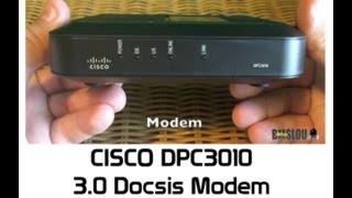 Cisco DPC3010 30 Docsis Modem UNBOX video [upl. by Micah262]