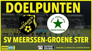 RUIME OVERWINNING SV MEERSSEN OP GROENE STER IN LIMBURGSE DERBY [upl. by Bever628]