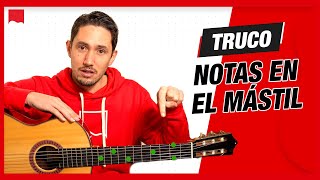 Las NOTAS en el DIAPASÓN 🔥 ¡TRUCO GUITARRISTAS ⚠️ [upl. by Lacsap]