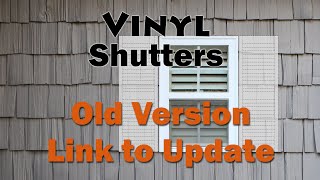 Measure for Vinyl Exterior Shutters [upl. by Duwad]