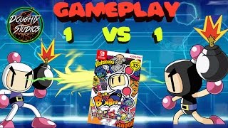 Bomberman R GAMEPLAY 1 vs 1 Nintendo Switch [upl. by Aivatnuhs]