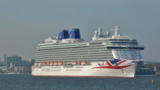 quotBritanniaquot departing from Southampton  10052024 [upl. by Ardelle]