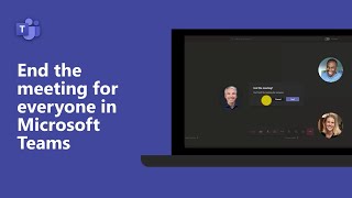 How to end a meeting for everyone in Microsoft Teams [upl. by Pleasant]