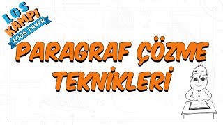 Paragraf Çözme Teknikleri  LGS Kampı [upl. by Connett]