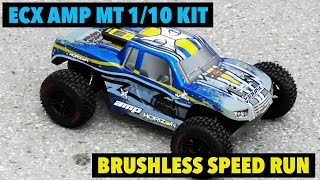 ECX AMP MT Kit Brushless Speed Run 2S and 3S [upl. by Wittenburg]