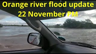 Orange river update 22 Nov 2022 Afternoon Peak flow at Upington by tomorrow Augrabies Thursday [upl. by Prentice629]