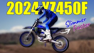 2024 YAMAHA YZ450F Key features and technical specs🔥 [upl. by Rombert]