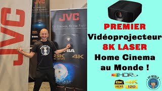 JVC  PREMIER Vidéoprojecteur LASER 8K Home Cinema au MONDE avec Gaming en 120 FPS [upl. by Lucania]