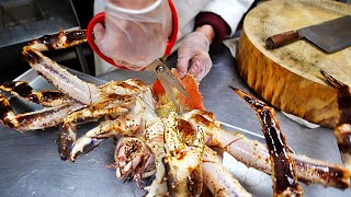 New York City Food  The BEST ALASKAN KING CRAB DISHES Brooklyn Seafood NYC [upl. by Launcelot]