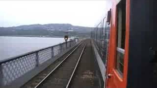 Departing Dundee on a valenta HST and on the Tay bridge [upl. by Dnaltiac]