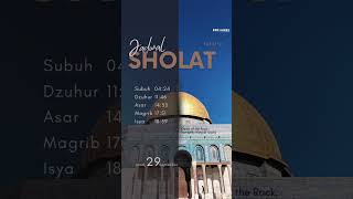 Jadwal sholat 29 September healing shalat [upl. by Dralliw321]