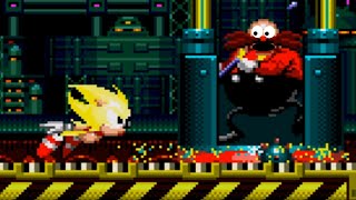 Super Sonic VS bosses in Sonic CD  Sonic CD mods  Gameplay [upl. by Dohsar736]