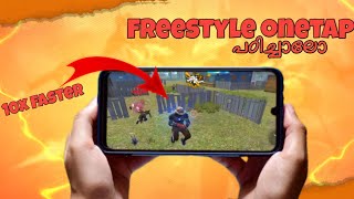 Freestyle One Tap Headshot Trick  Freefire Malayalam  Eleven Gaming [upl. by Einneg]