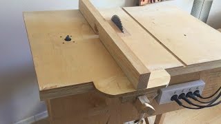 Building 4 in 1 Workshop Homemade table saw router table disc sander jigsaw table [upl. by Venita]