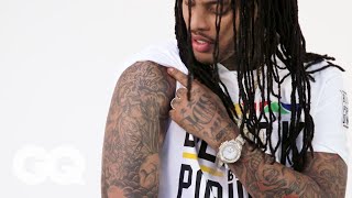 Waka Flocka Flame Breaks Down His Tattoos  Tattoo Tour  GQ [upl. by Ilujna]