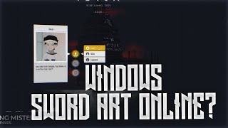 Windows versão Sword Art Online [upl. by Analos]