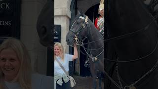 THE LOUDEST “GET OFF THE REINS” ⚠️💂 Horse Guards Royal guard Kings Guard Horse London 2024 [upl. by Marion82]