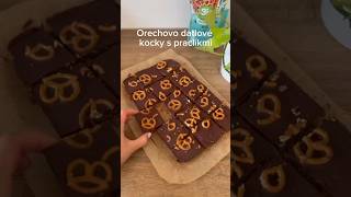 Nepečené orechové kocky s praclíkmi ktoré sú navyše aj bezgluténové 😍🥨 dmslovensko dm recept [upl. by Aennil519]