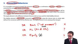 Financial instruments  convertible debentures  ACCA Financial Reporting FR [upl. by Mallon]