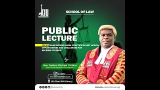 Public Lecture by Hon Justice Michael Chibita at Kampala International University [upl. by Darej]