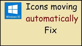 How to stop Windows 10 icons from rearranging after refresh [upl. by Warrenne236]