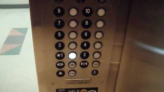 WORST dover buzz on Youtube ThyssenKrupp Traction elevator  Community Hospital Roanoke VA [upl. by Ilatan]