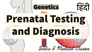 Prenatal Testing and Diagnosis  Genetics  Hindi [upl. by Aicilak]