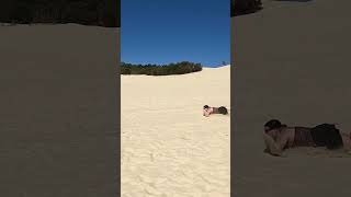 Have You Ever Tried Sandboarding  Moreton Island in Australia [upl. by Idahs]