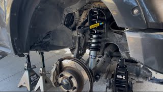 2nd Gen Toyota Tundra bilstein 6112 amp 5160 lift install [upl. by Attenahs]