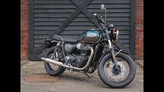 2024 Triumph Bonneville T100 at West Coast Triumph Glasgow [upl. by Idnal937]