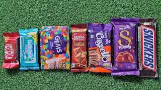 Snickers vs Dairy milk bubbly vs Crispello vs Nestle Classic vs Gems vs Center fresh vs KitKat [upl. by Giovanna811]