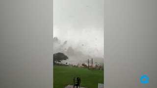 Spectacular tornado in the district of Aurich Germany [upl. by Uv652]