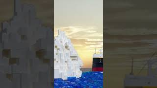 Lego Titanic Hits ICEBERG [upl. by Bedad]