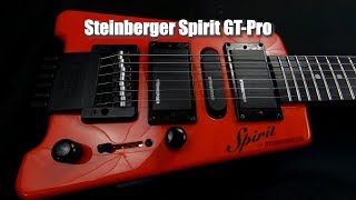 Steinberger Spirit GTPro Deluxe in Hot Rod Red [upl. by Lederer]