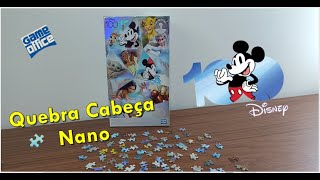 Disney 100 anos  Quebra Cabeça Nano gameoffice [upl. by Amahcen]