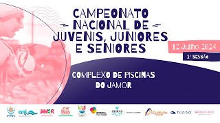 12 de Julho 1ª Sessão  Campeonato Nacional de Juvenis Juniores e Seniores  Jamor [upl. by Ycrep]