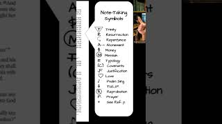 Bible NoteTaking Symbols Sample [upl. by Polly513]